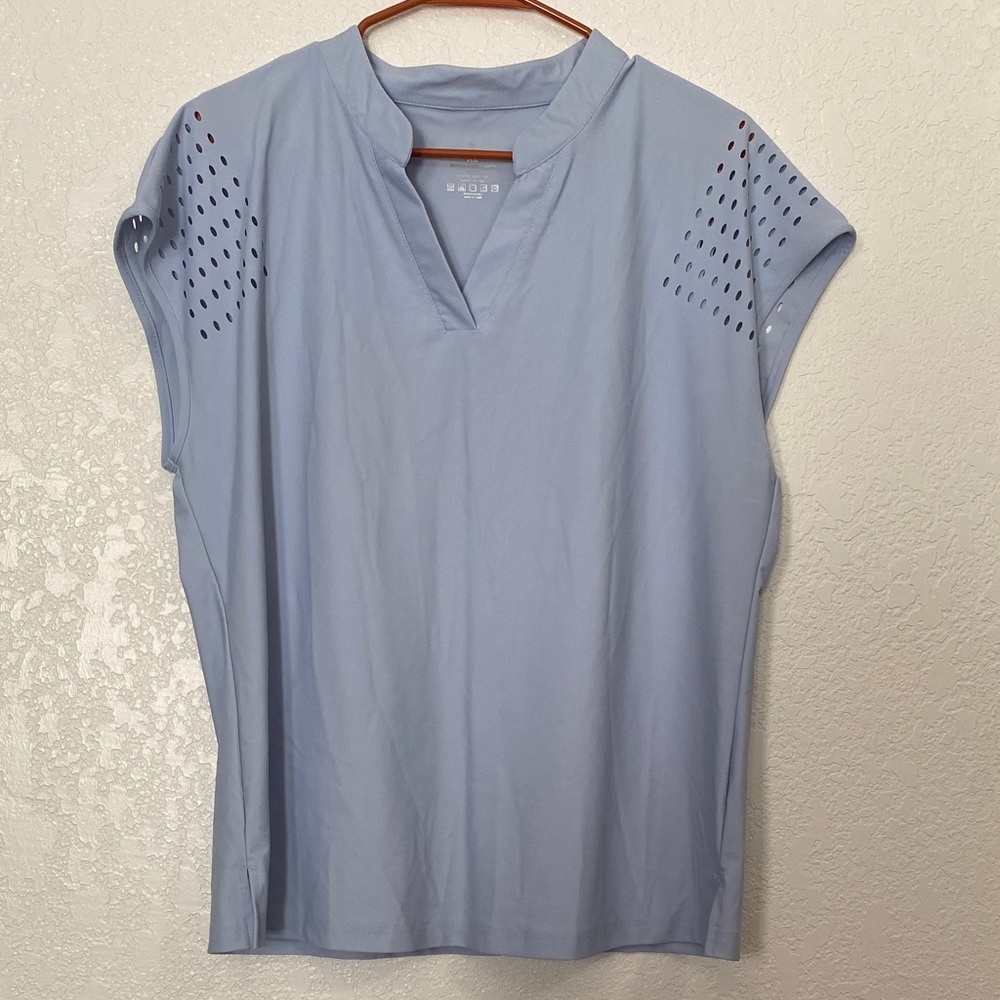 Elegant Sky Blue Women's Blouse